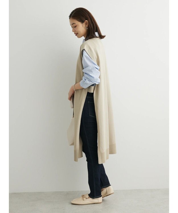 Green Parks アソートストライプシャツ Blue