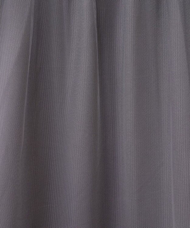 Green Parks ２ｗａｙチュールティアードフリルスカート（ペチ付き） Gray