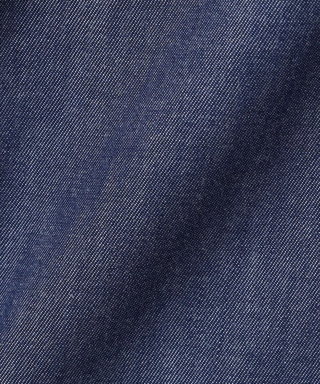 ICB L 【洗える】PlaX コットンソフトデニムスカート インディゴ系