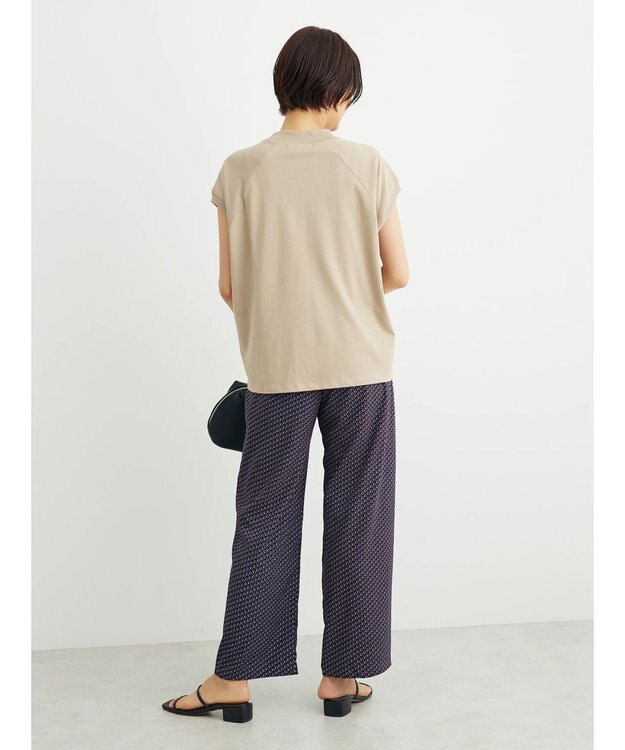 Green Parks ・ＳＵＧＡＲ　ＳＰＯＯＮ　ハイネックフレンチＴシャツ Gray Beige