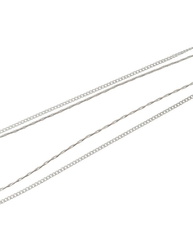 Green Parks Ｙ字２連ネックレス Silver