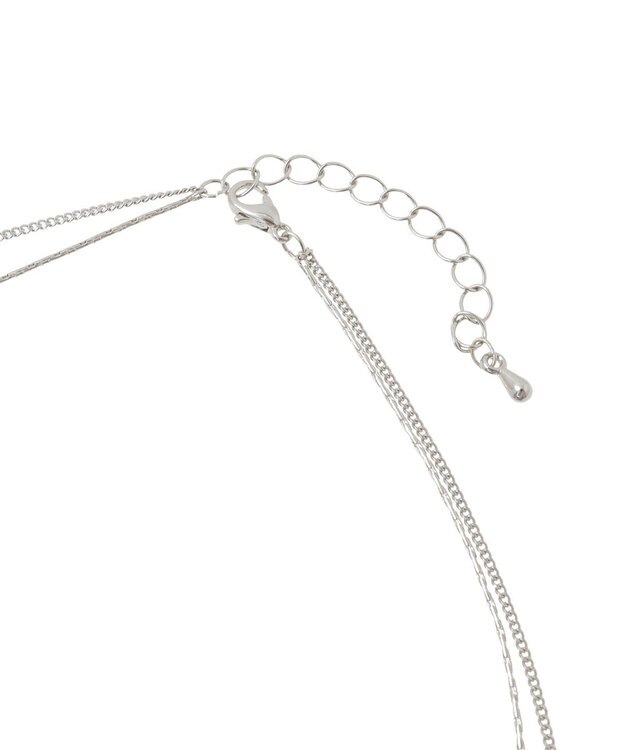 Green Parks Ｙ字２連ネックレス Silver