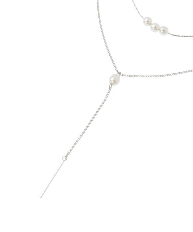 Green Parks Ｙ字２連ネックレス Silver