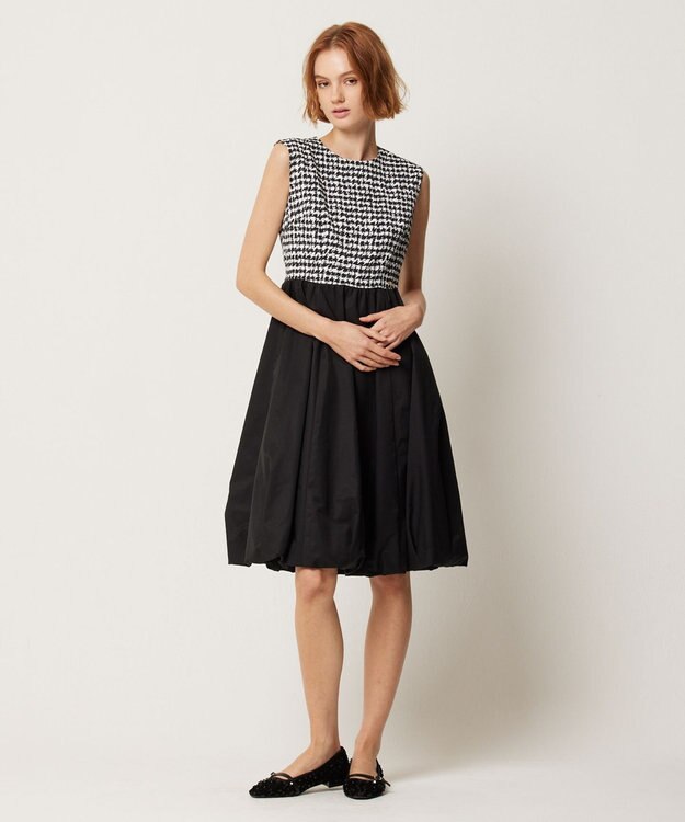 TOCCA 【消臭・洗える】EYELASH ドレス ブラック系5