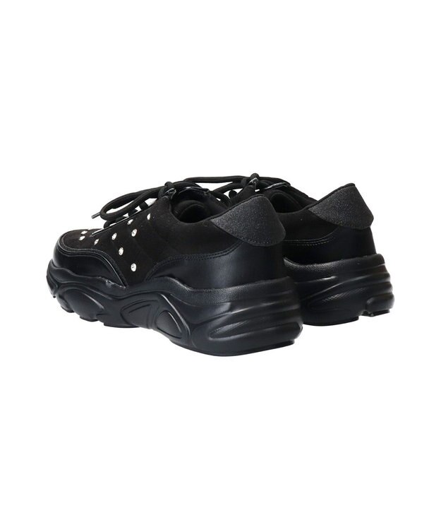 Bridget Birkin 【Bridget Birkin】キルティングストーンスニーカー ブラックコンビ