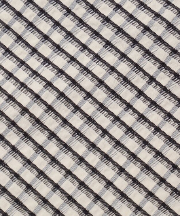 WEGO 【ユニセックス着用ITEM】ミニマムチェックロゴシャツ（SS） ホワイトチェック1