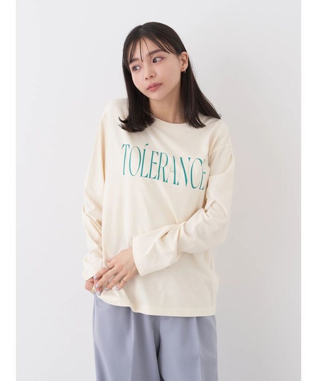 earth music&ecology ｔｏｌｅｒａｎｃｅ　ロゴロンＴＥＥ Cream