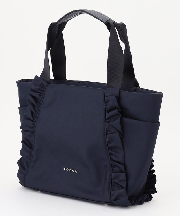 TOCCA 【A4サイズ対応・撥水】BRANCHE NYLONBAG ナイロンバッグ ネイビー系