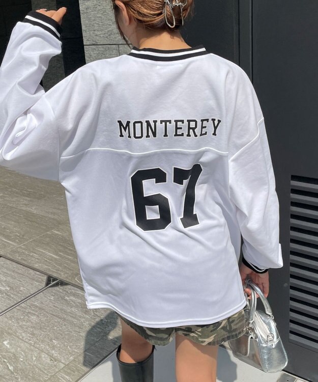 WEGO ナンバリングキリカエプルオーバー ホワイト