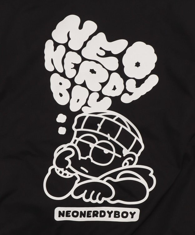 WEGO 【ユニセックス着用ITEM】グラフィックパファースタジャン ブラックその他