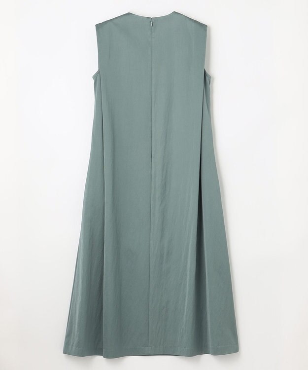 NAVE 【ReNAVE　洗える】グロスサテン ドレス スモーキーグリーン系