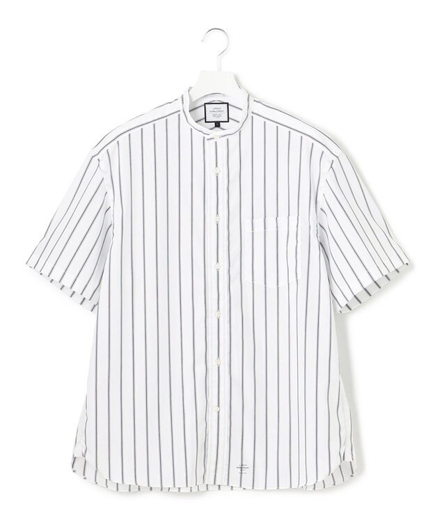 J.PRESS YORK STREET 【UNISEX】ストライプ シャツ ホワイト系1