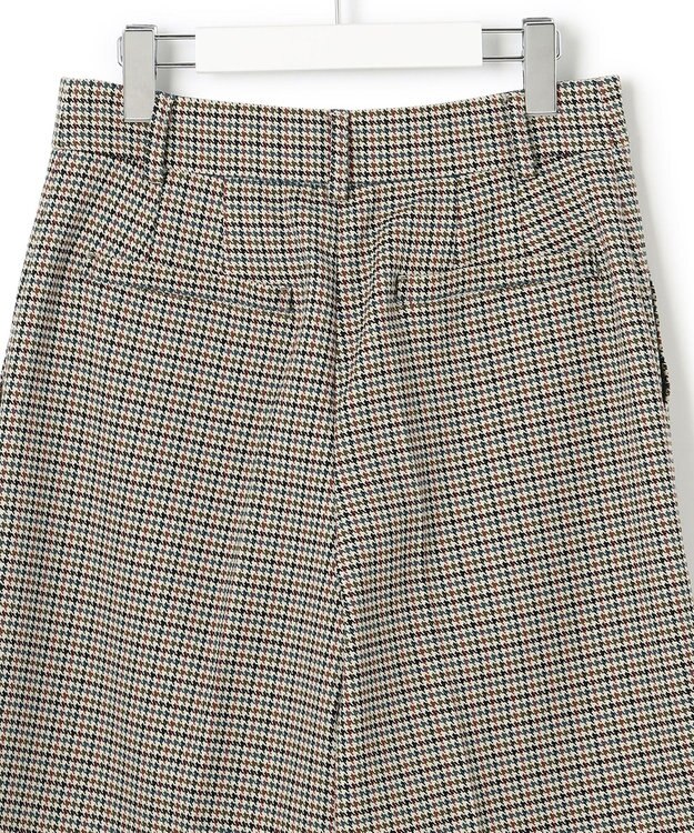 23区 ライトツイード チェック ハーフパンツ マルチチェック