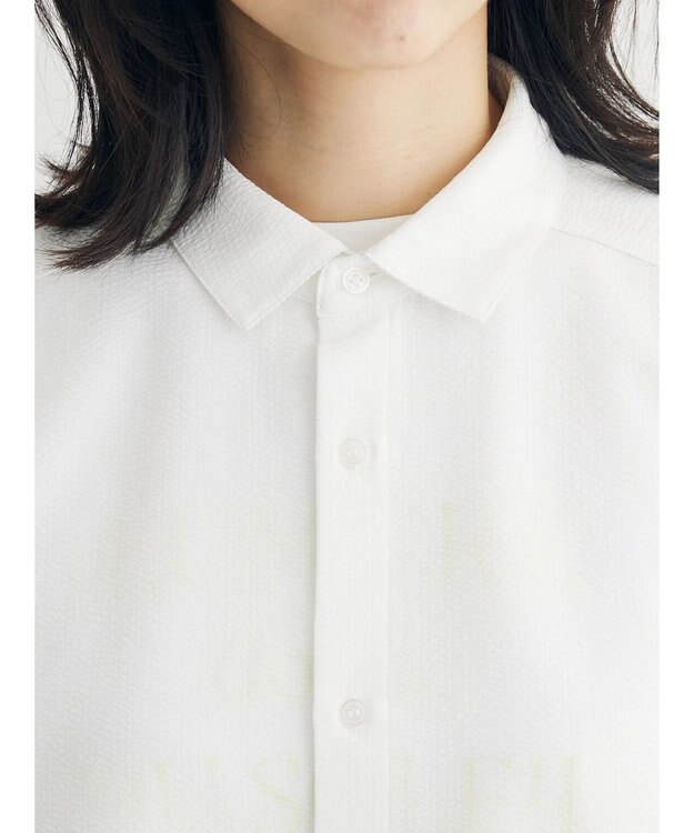 Green Parks ゆったりサッカーシャツ Off White