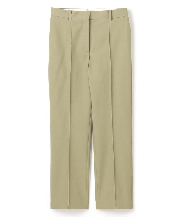 JOSEPH 【洗える】オーガニックツイル　テーパードトラウザーズ Dark Olive