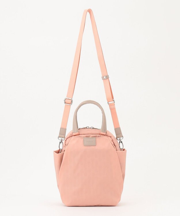 Y'SACCS はっ水ドットジャカード　ショートハンドル付き　軽量2wayショルダー ライトピンク