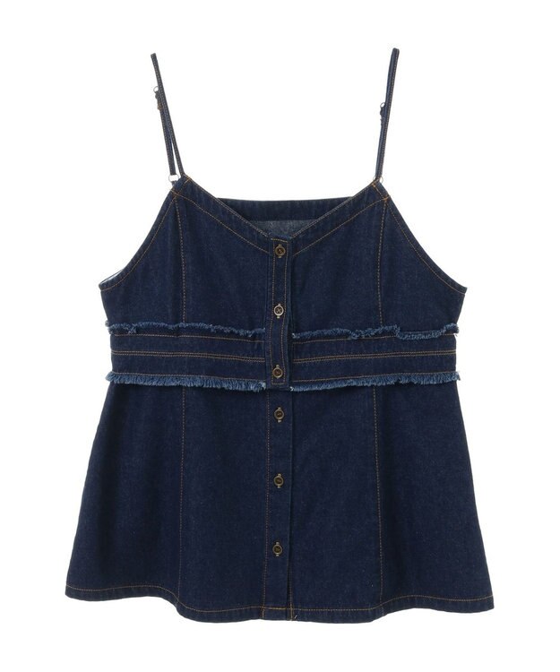 CRAFT STANDARD BOUTIQUE デニム２ＷＡＹキャミビスチェ Indigo