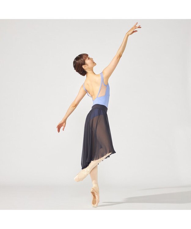 Chacott リハーサルスカート ネイビー