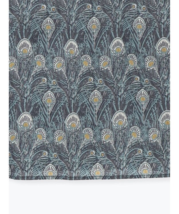 Te chichi 【LIBERTY FABRICS】フレアスリーブブラウス チャコールグレー