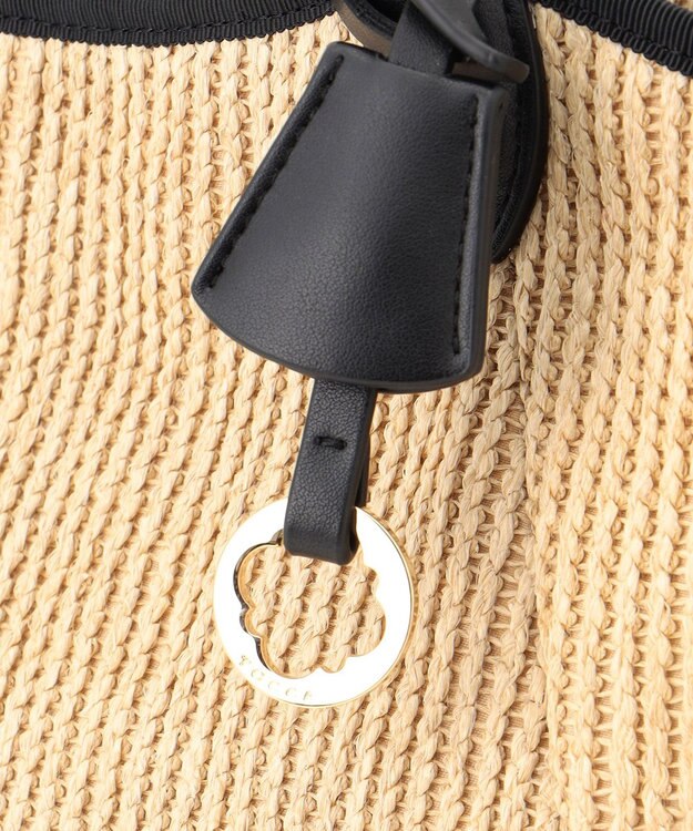 TOCCA 【A4サイズ対応】T-JARDIN BASKET かごバッグ ベージュ系