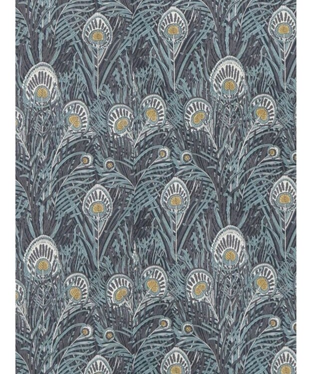 Te chichi 【LIBERTY FABRICS】フレアスリーブブラウス チャコールグレー