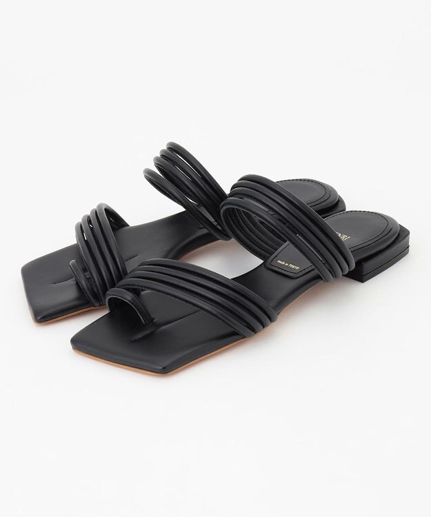 BEIGE， 【一部店舗限定】HENRI EN VARGO / IRIS サンダル Black