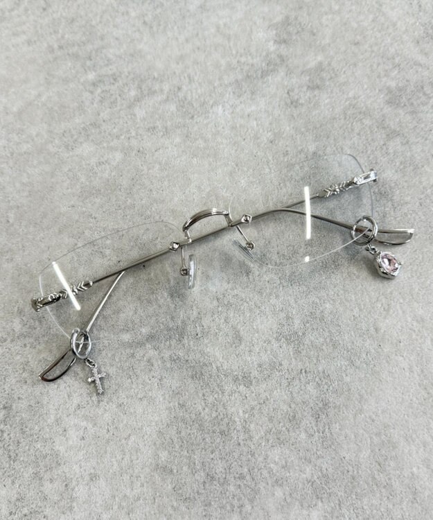 WEGO レンズチャームリムレスアイウェア 柄2