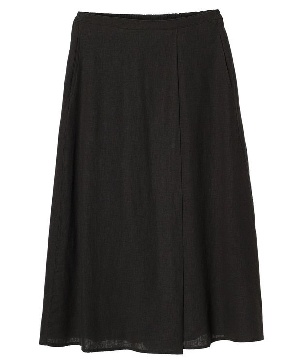 AMERICAN HOLIC リネンブレンドフレアスカート1 Charcoal Gray