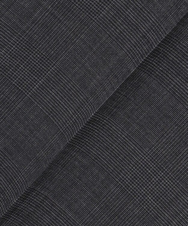 J.PRESS MEN 驚きの軽さ【洗える / 高通気性 / ストレッチ性 / 防シワ】グレナカートチェック スラックス / ノータック グレー系3