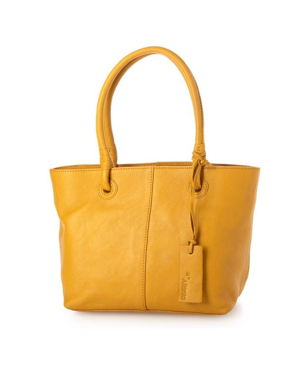 UNBILLION アトランタ ATLANTA / 牛革ハトメあおりトートS イエロー