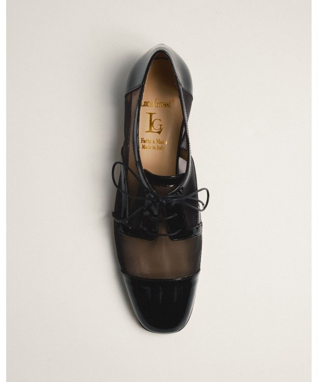 BONTRE 【LucaGrossi/ルカグロッシ】シアーレースアップシューズ/CH567-XS ブラック