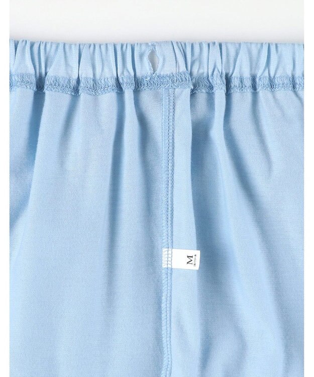 ワコール／睡眠科学 パジャマ 5分袖 半袖 8分丈 綿100%(本体) 天竺素材 レディース YDT150 睡眠科学／ワコール サックス