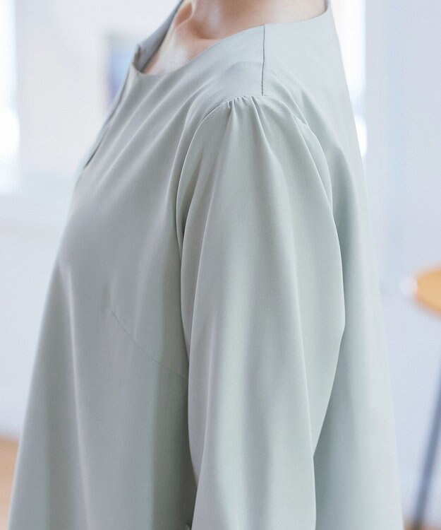 Tiaclasse L 【新色追加】バイカラーチュニック ミント