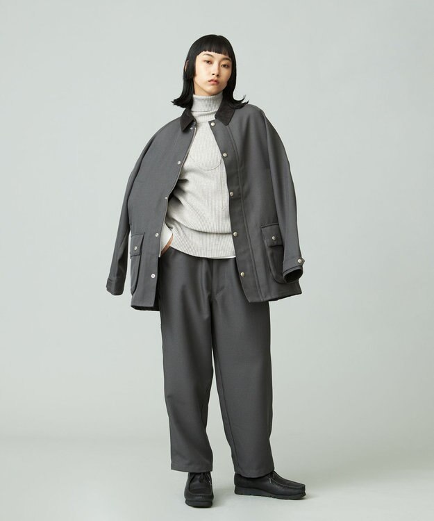 J.PRESS YORK STREET 【UNISEX】UNIVERSAL OVERALL×YORK STREET ペインターパンツ グレー系