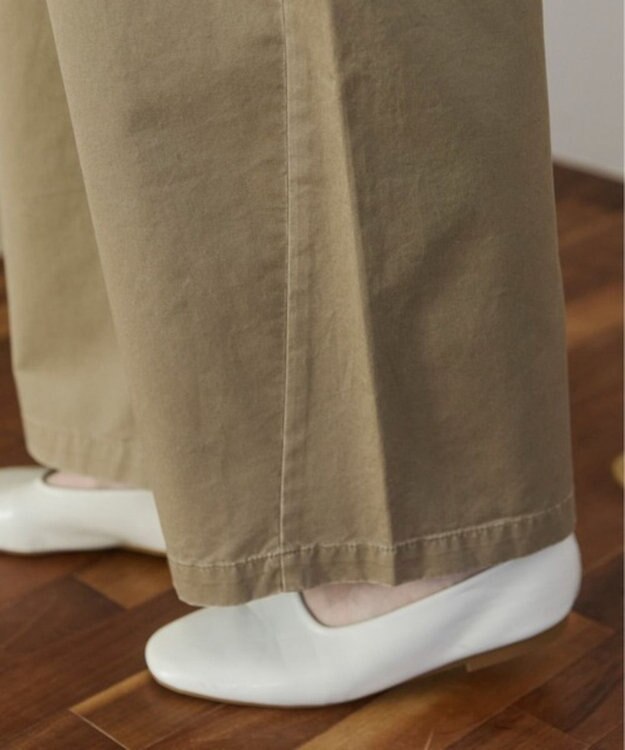 WEGO 【ANGIE VINTAGE】ツイルイージーパンツ ベージュ