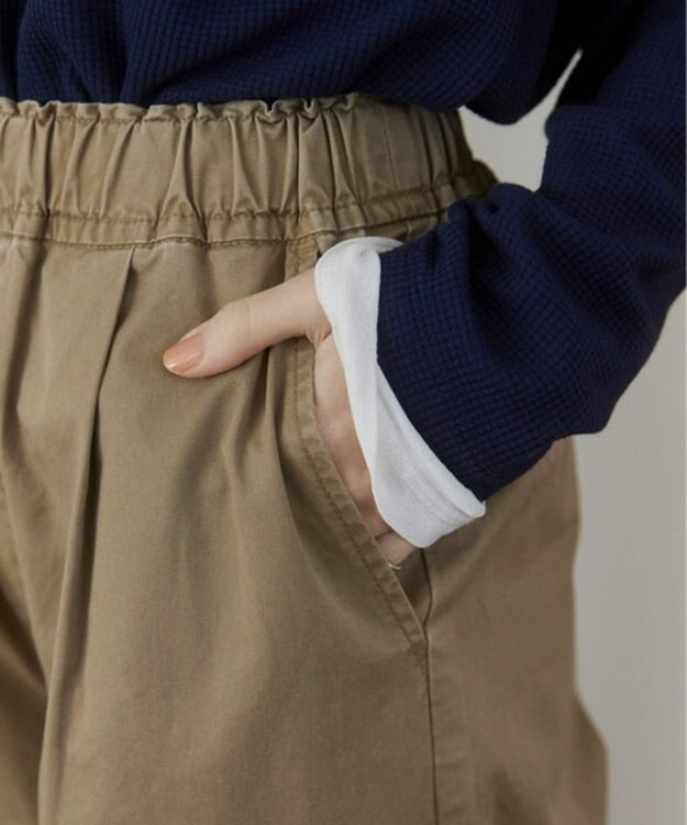 WEGO 【ANGIE VINTAGE】ツイルイージーパンツ ベージュ