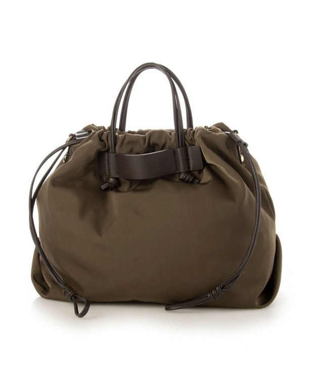 UNBILLION kakatoo ナイロンドローストリング3wayトートバッグ チョコ