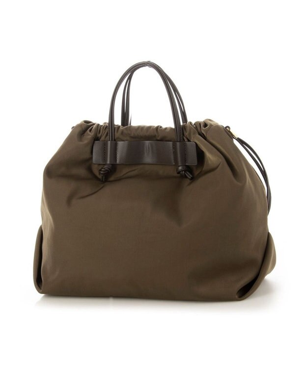 UNBILLION kakatoo ナイロンドローストリング3wayトートバッグ チョコ