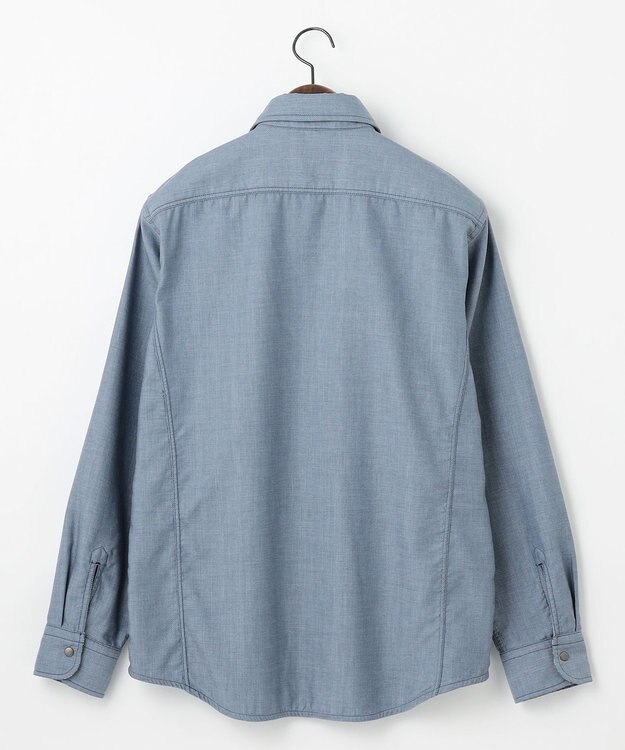 JOSEPH ABBOUD 【キングサイズ・2WAY】リバーシブル シャツ ブルー系