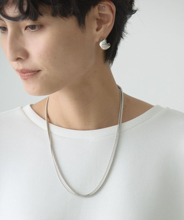 AMERICAN HOLIC ドルマン異素材ポンチプルオーバー Off White