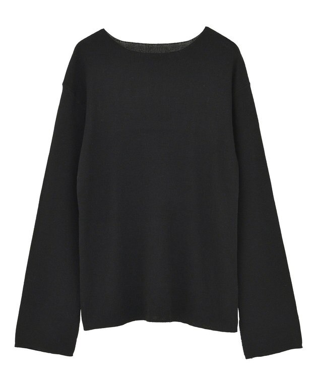CRAFT STANDARD BOUTIQUE ボートネックニットプルオーバー Black