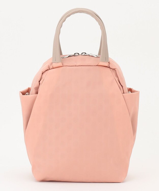 Y'SACCS はっ水ドットジャカード　ショートハンドル付き　軽量2wayショルダー ライトピンク