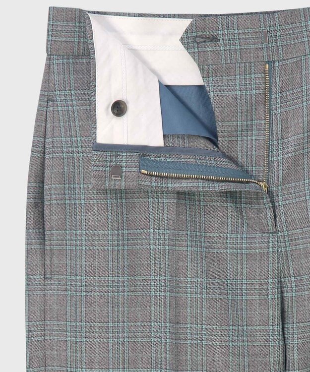 Paul Smith オーバーウィンドウペーン ワイドパンツ グレー