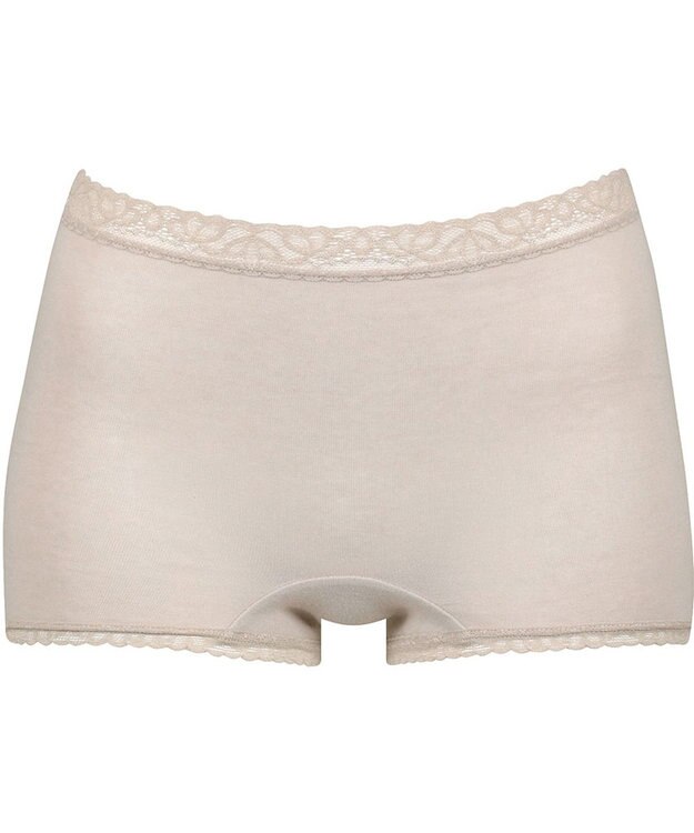 Wing ショーツ ボーイレングス 綿混(身生地部) やさしい肌あたり 【デイリーフィット やわらかコットン】 はきこみ丈ふかめ EC4230 ウイング／ワコール シェルベージュ