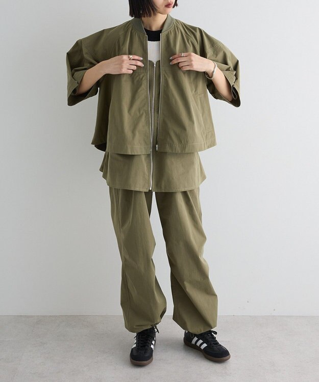 Green Parks フレアブルゾン Khaki