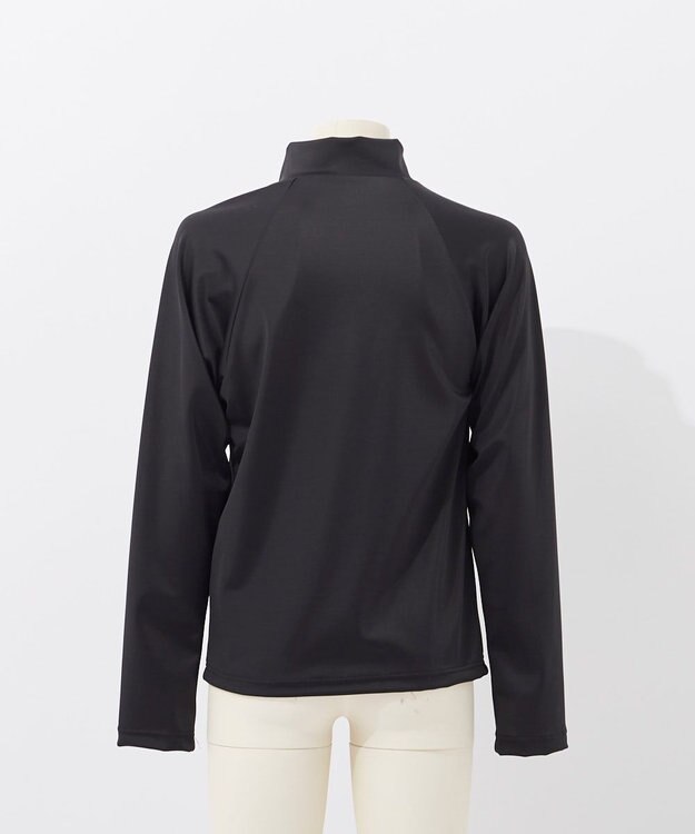 OP／FILA 【Ocean Pacific】スクールラッシュガード ブラック×パープル