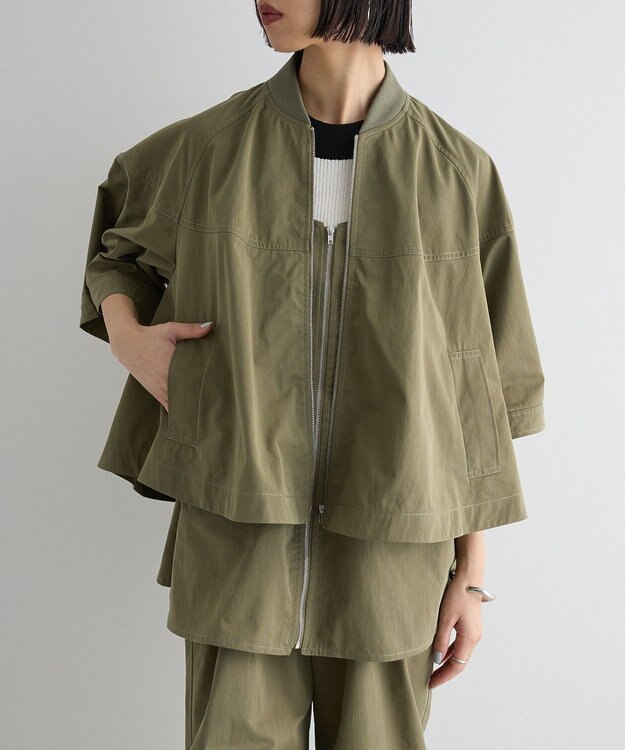 Green Parks フレアブルゾン Khaki