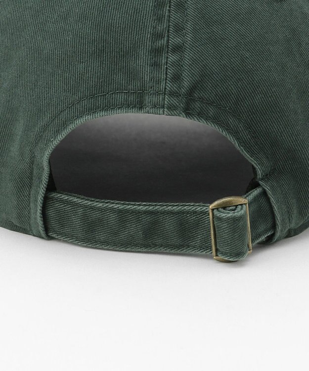 J.PRESS YORK STREET 【UNISEX】ピグメント ロゴキャップ ダークグリーン系