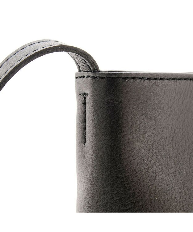 MioFIRANO CO-04 truss_mini shoulder ミニショルダーバッグ 本革　MIOF. ミオフ BLACK