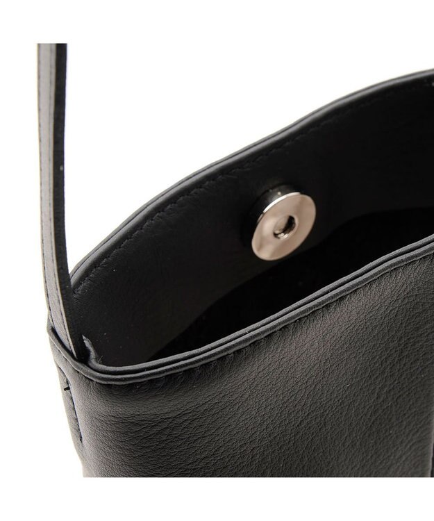 MioFIRANO CO-04 truss_mini shoulder ミニショルダーバッグ 本革　MIOF. ミオフ BLACK